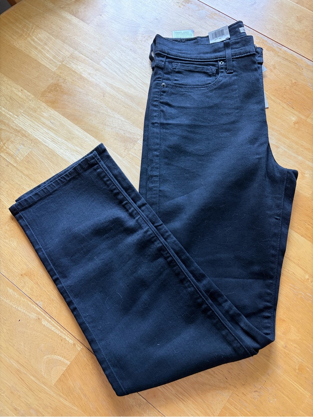Levi's High Rise Straight Jeans - Black